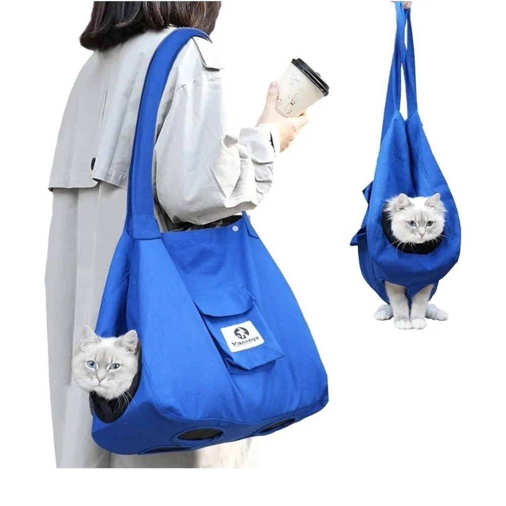 Blue Pet Carrier Bag